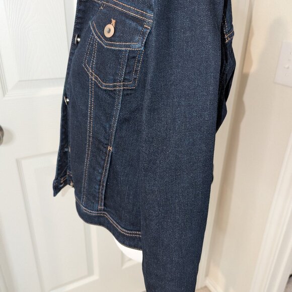 J.Jill Denim Jacket Petite - Picture 4 of 8